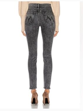MOTHER The Swooner Seamed Skimp Jeans in Train Stops Size 31